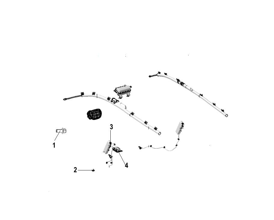 F1T1 - Airbag electronic control unit execution device module