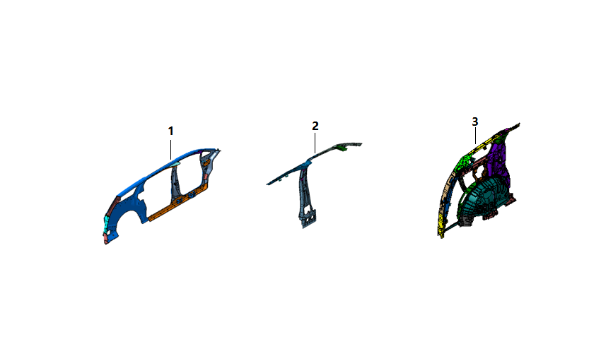 F1N1 - LEFT SIDE WALL ASSEMBLY