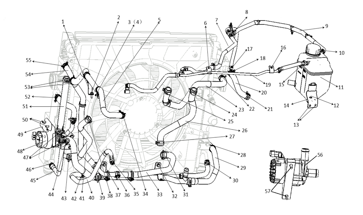 F1N1 - COOLING SYSTEM (MOTOR AND INTERCOOLER CYCLE)