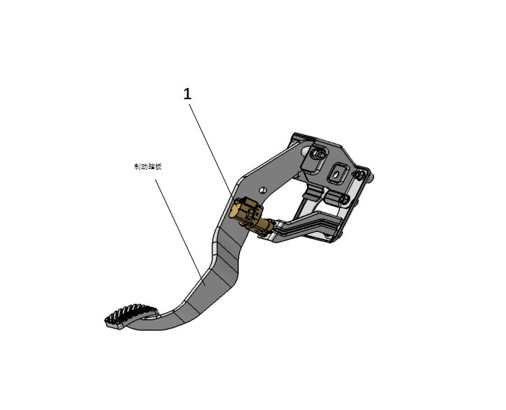 F1T1 - Brake light and switch module
