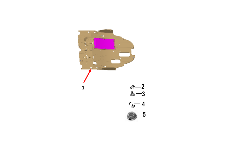 F1F2 - UNDERBODY TRIM MODULE