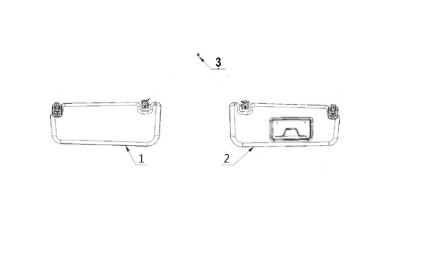F1T1 - Sun visor module
