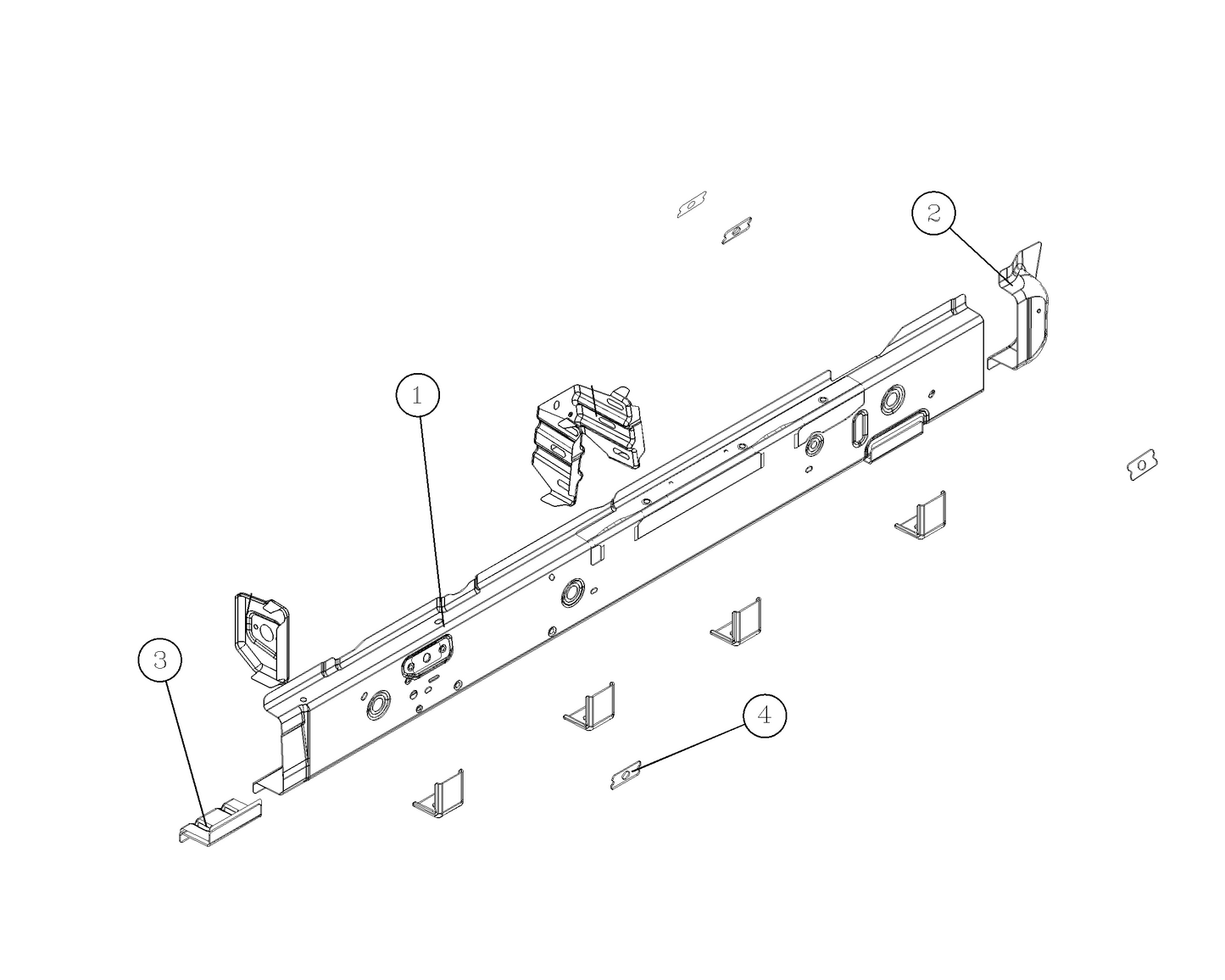 F1T1 - LEFT FRONT SILL ASSEMBLY