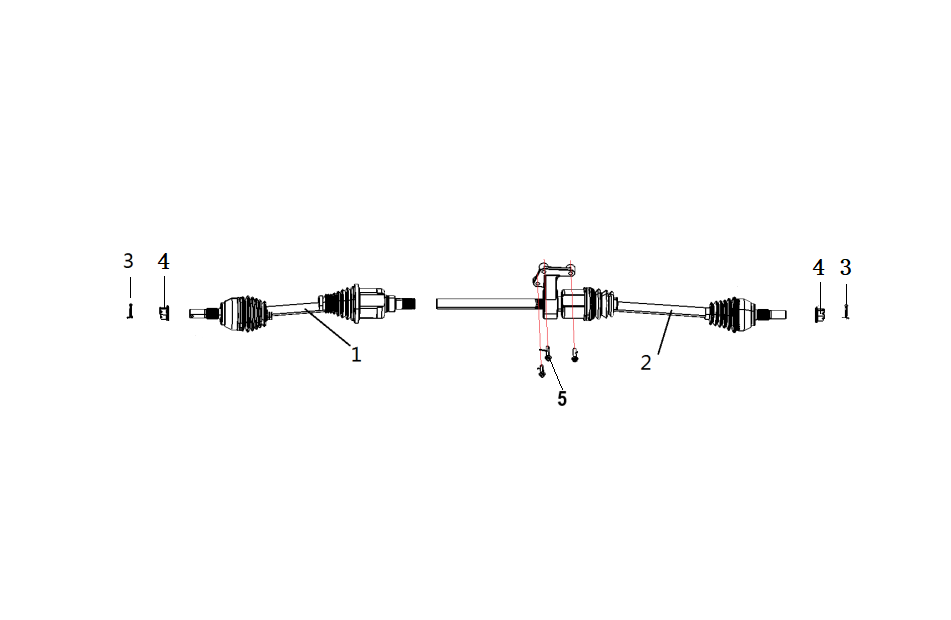F1T1 - Drive shaft device module