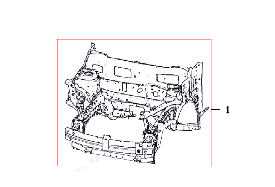F1T1 - FRONT COMPARTMENT ASSEMBLY