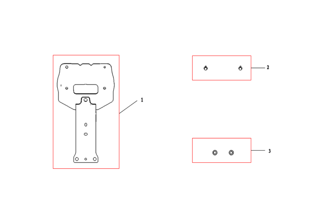 F1T1 - engine hood lock mounting assembly