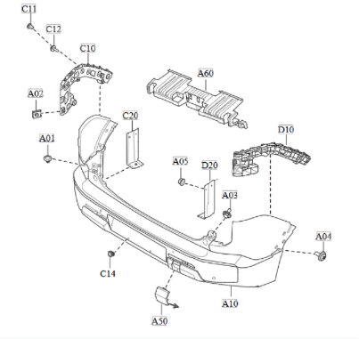 B2B1 - Front Bumper Assembly