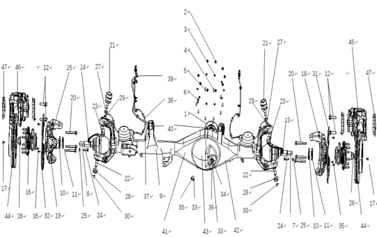 B1T1 - Detailed Front Axle System