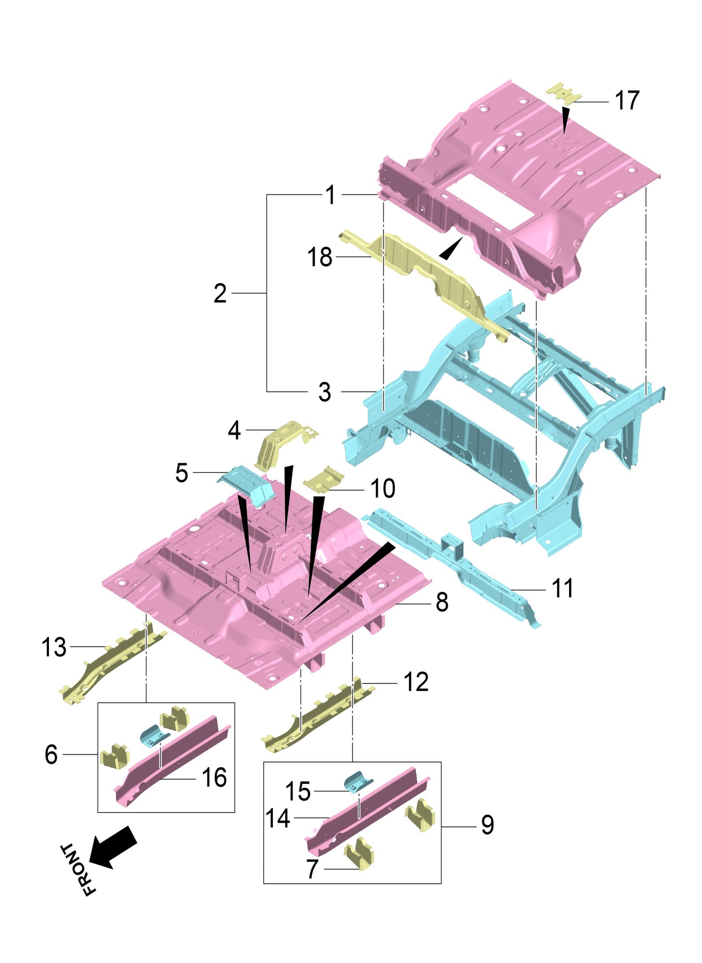B1P-Floor Assembly