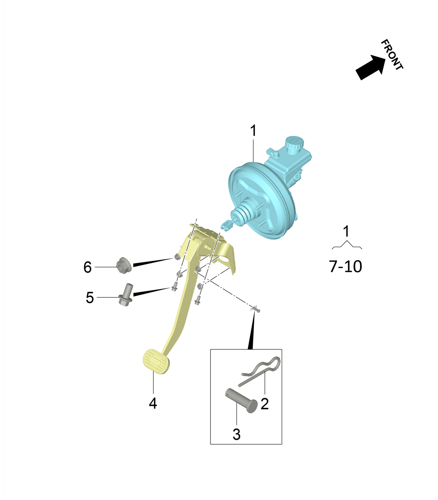 B1P-Brake Pedal Assembly