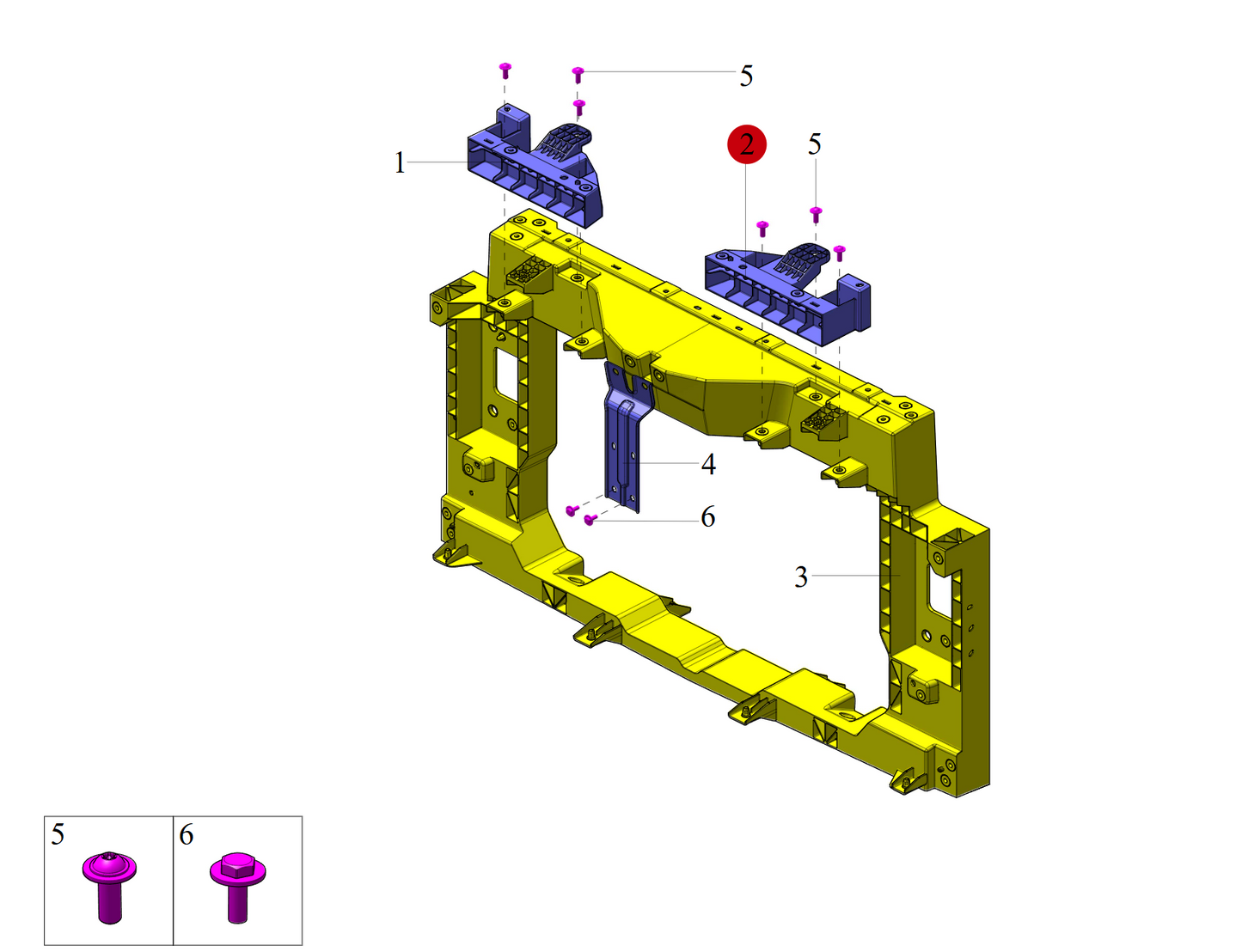 S1F1 - Assembly: AC Cooler Frame