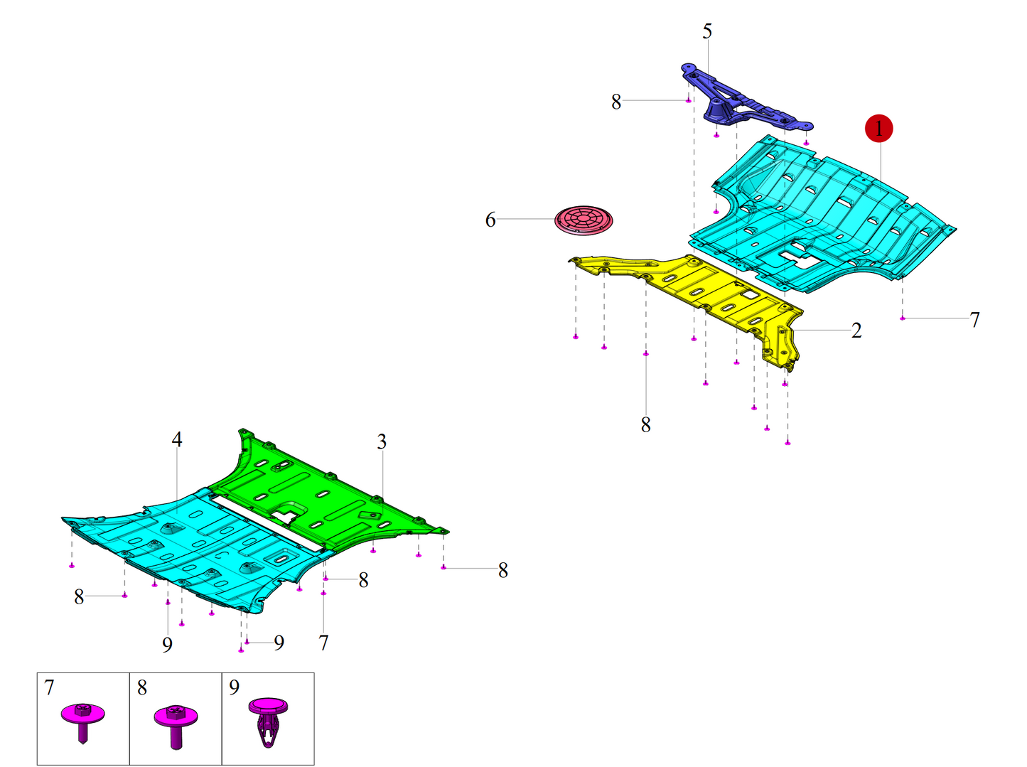 S1F1 - Assembly: Bottom Protective Covers