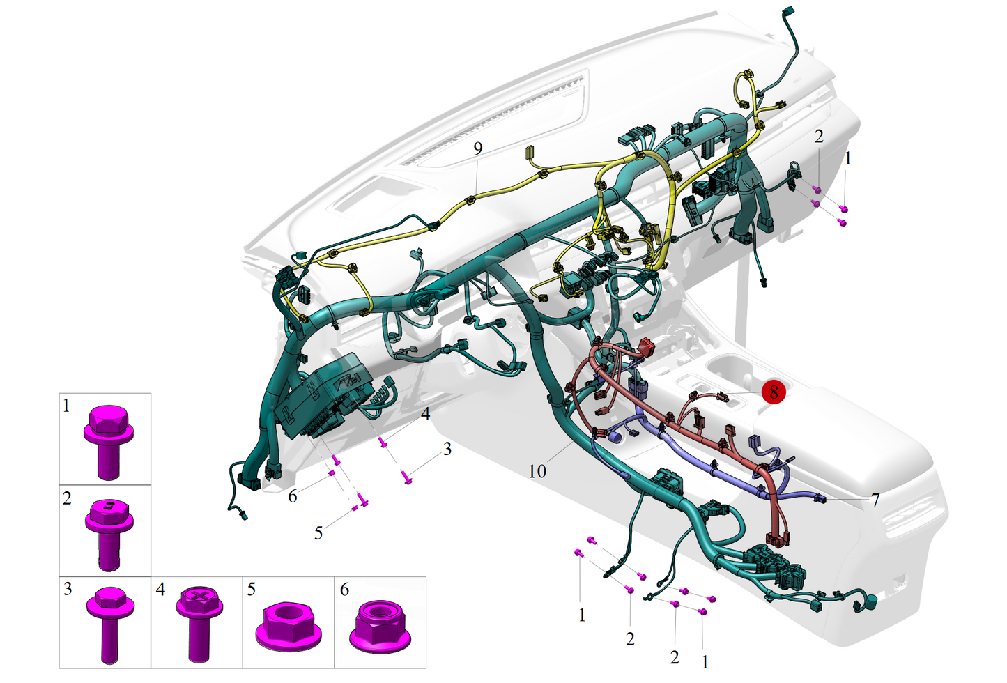 S1F1 - Assembly: Cabin Wiring Harness