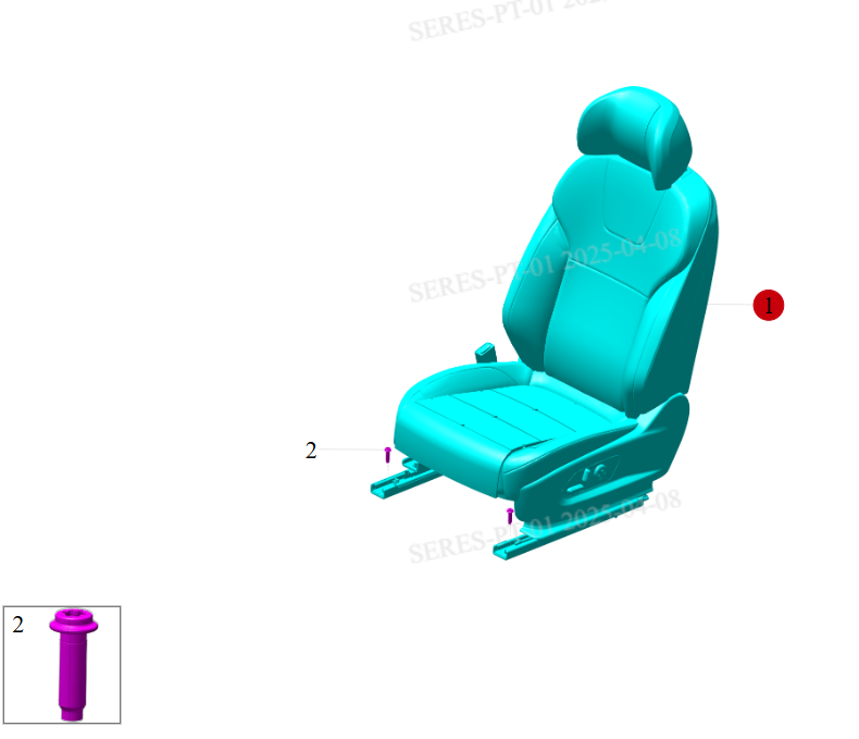 S1F1 - Assembly: Driver Seat