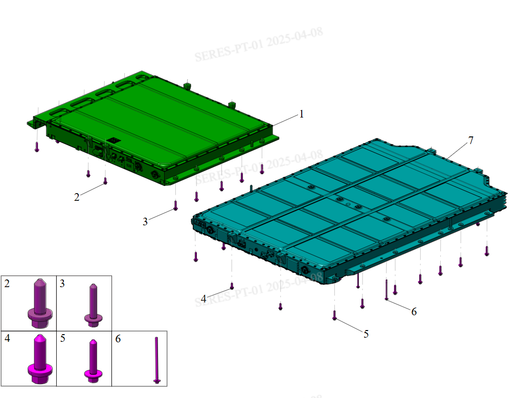 S1F1 - Assembly: HV-Battery