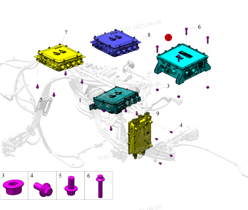 S1F1 - Assembly: HV-Distribution Box
