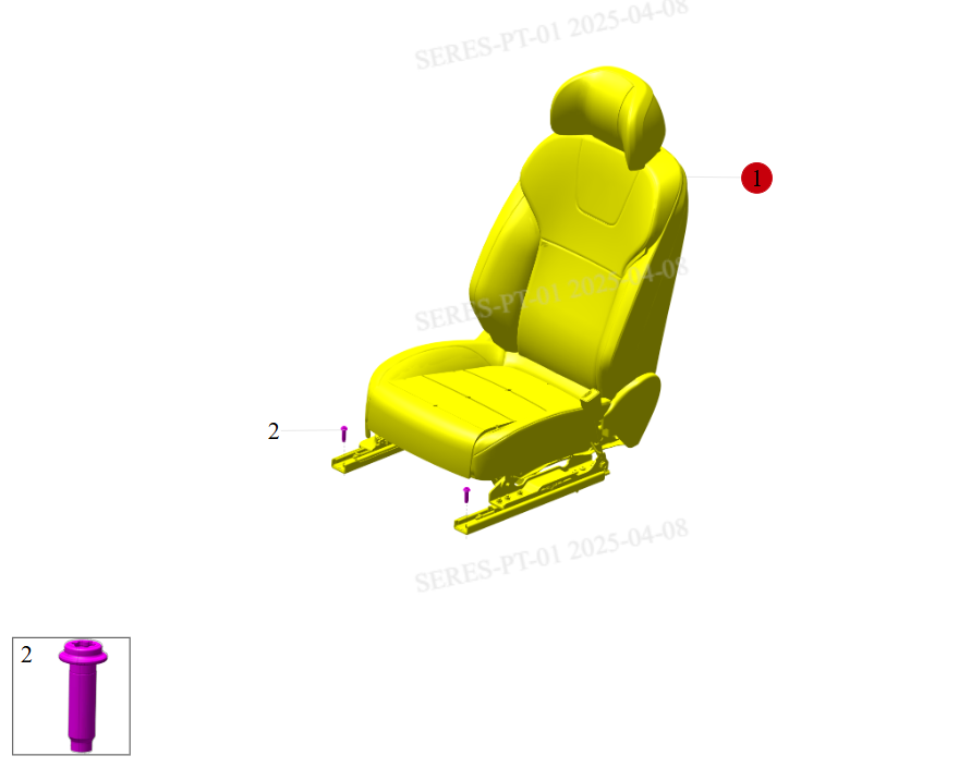 S1F1 - Assembly: Passenger Seat