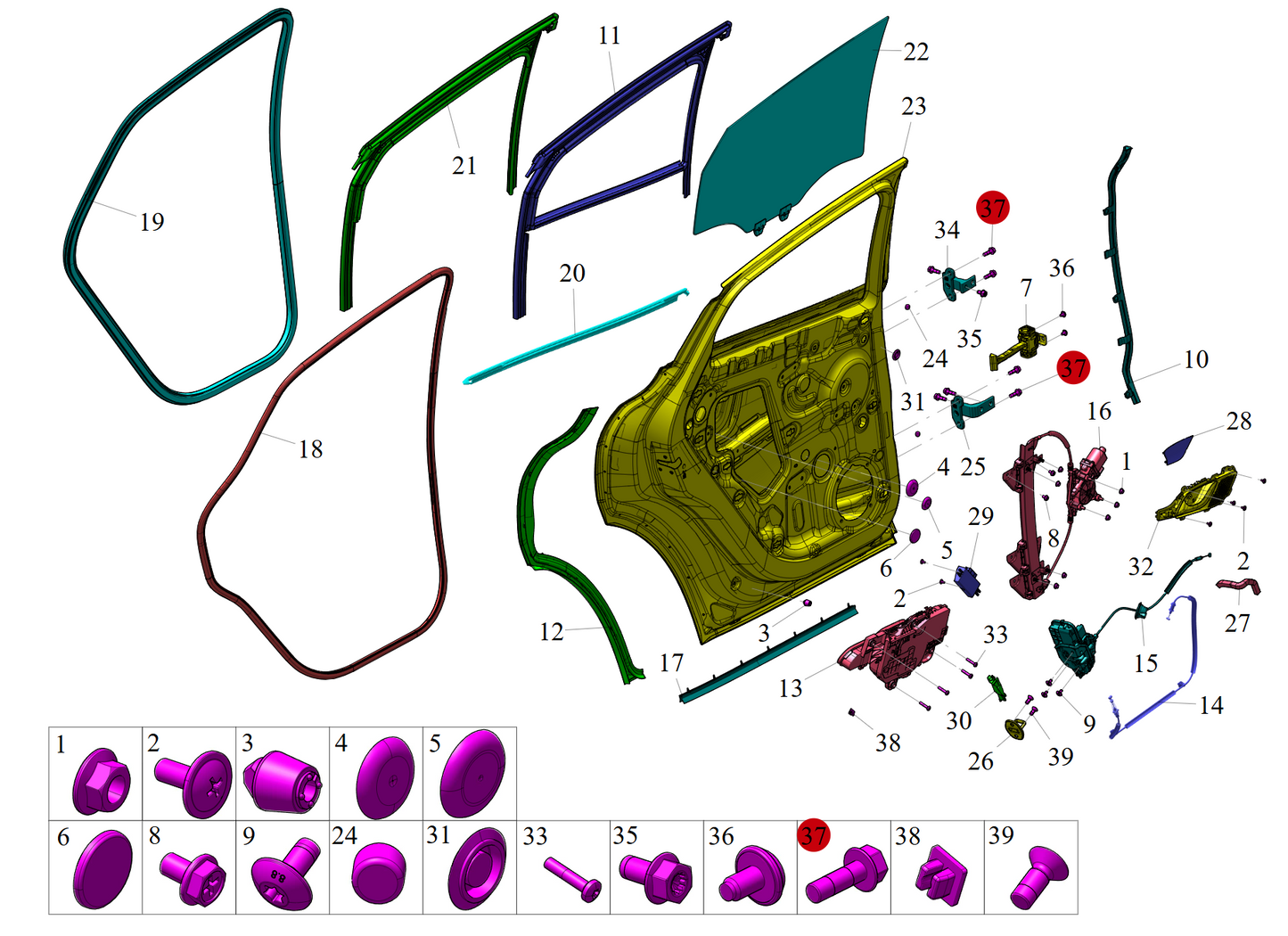 S1F1 - Assembly: Rear Door