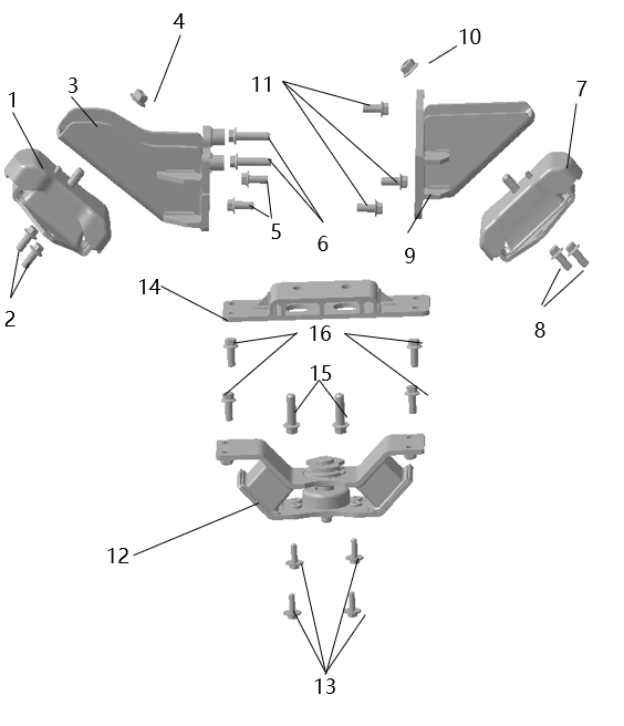 B1T1 - Engine Mount Assembly