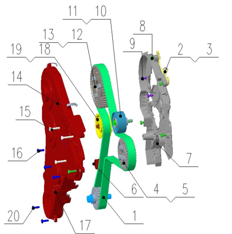 B1T1 - Timing Belt Assembly