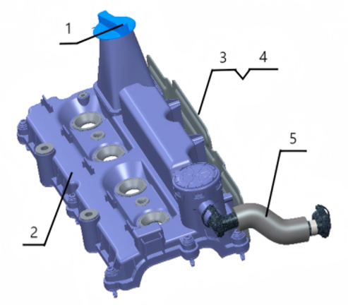 B1T1 - Valve Cover Assembly
