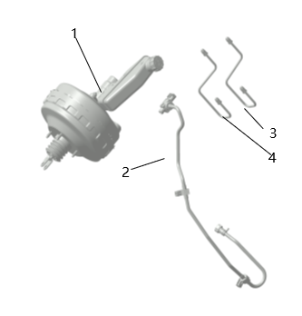 B1T1 - Vacuum Booster & Master Cylinder Assembly
