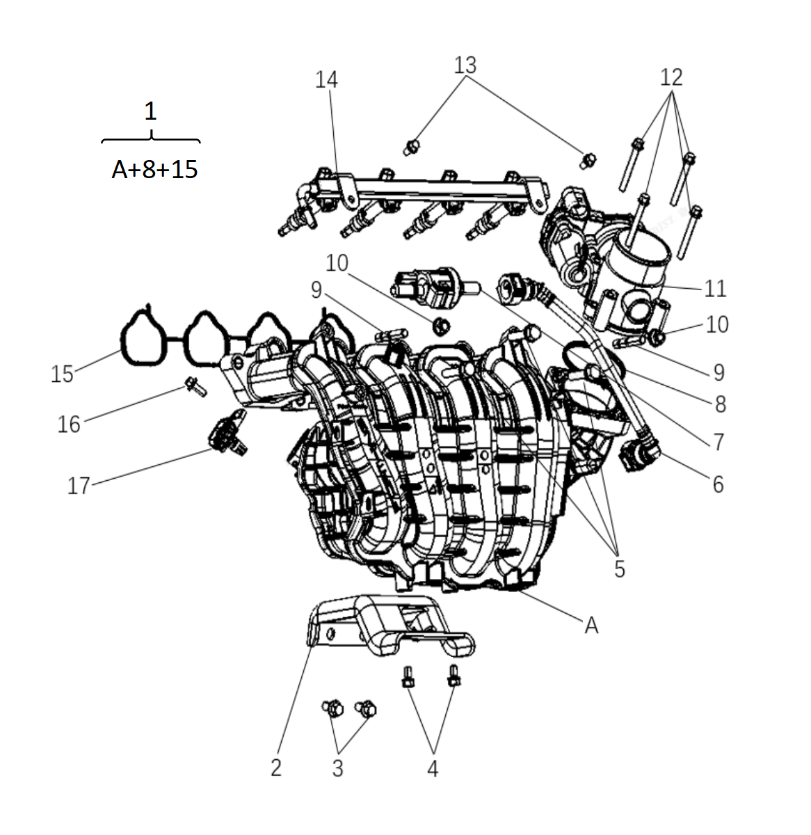F1F2 - INTAKE SYSTEM, EVAPORATIVE RECOVERY SYSTEM