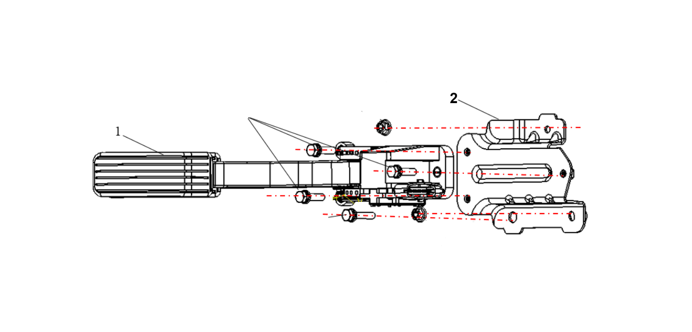 F1T1 - Throttle operating mechanism module