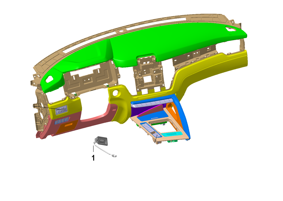 F1T1 - Back door micro switch module