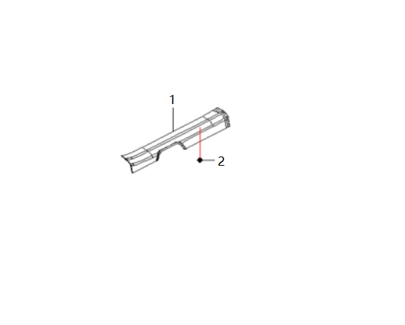 F1T1 - Panel of LF door threshold assembly