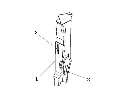 F1T1 - Left fender barrier pad