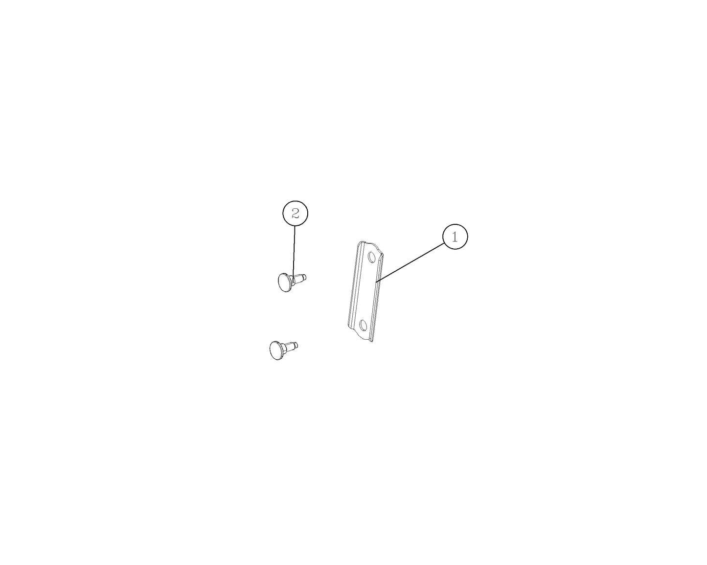 F1T1 - Front door upper hinge mounting reinforcing plate assembly