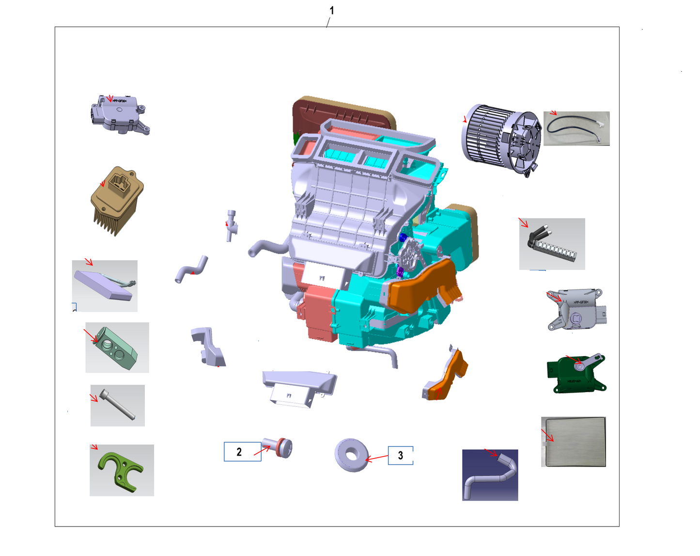 F1T1 - Air conditioning unit module