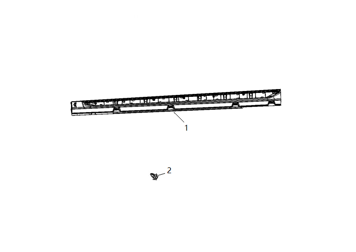 F1T1 - Left body skirt assembly