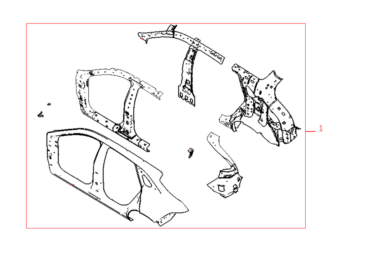 F1F2 - LEFT SIDE WALL MODULE
