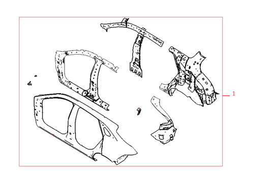 F1F2 - LEFT SIDE WALL MODULE