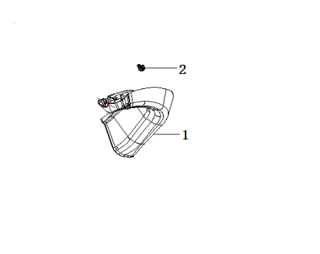 F1T1 - Back door left panel assembly