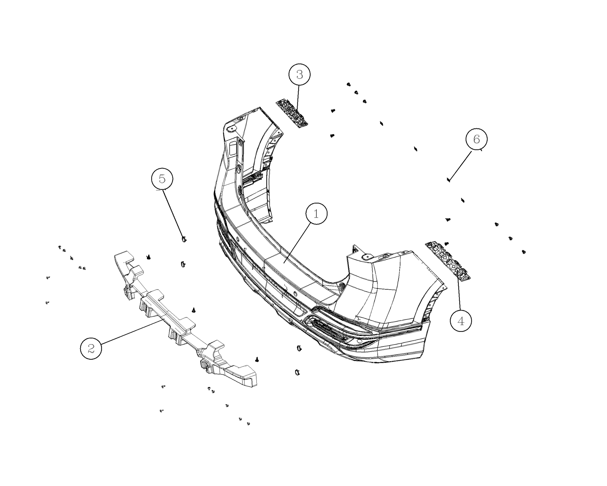 F1T1 - Rear bumper module