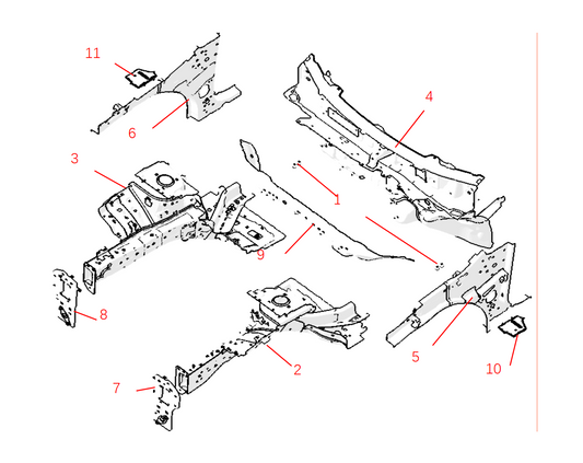 F1F2 - FRONT COMPARTMENT ASSEMBLY