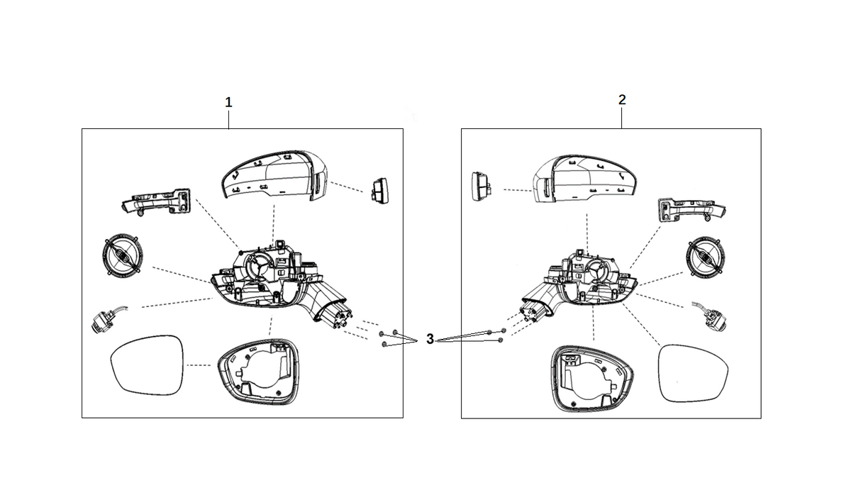 F1F2 - EXTERIOR MIRROR MODULE