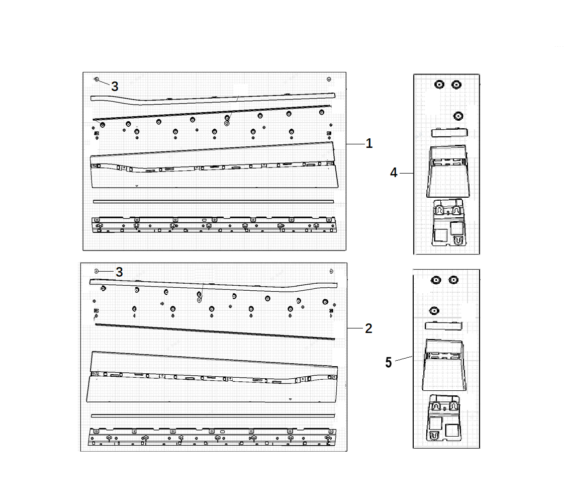 F1F2 - FRONT DOOR EXTERIOR DECORATION MODULE