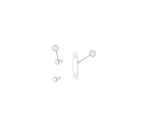 F1T1 - DOOR HINGE SEAT PLATE ASSEMBLY