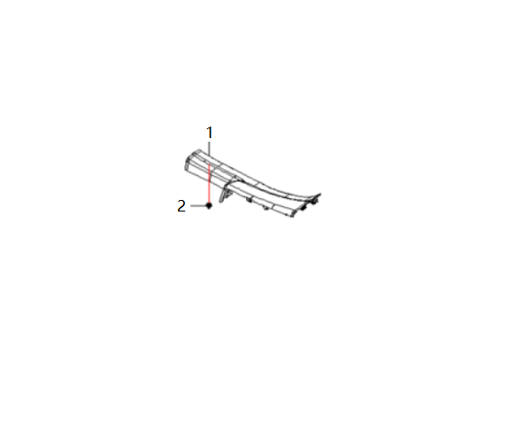 F1T1 - Right rear sill guard assembly