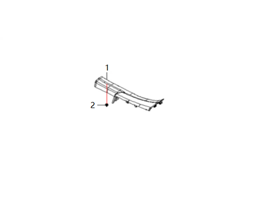 F1T1 - Right rear sill guard assembly