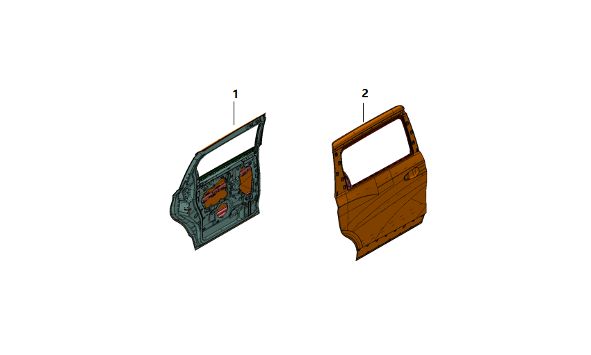 F1N1 - REAR DOOR MODULE