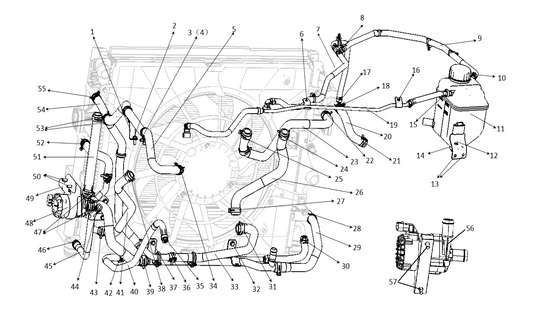 F1N1 - COOLING SYSTEM (MOTOR AND INTERCOOLER CYCLE)