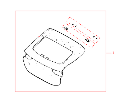F1F2 - BACK DOOR ASSEMBLY