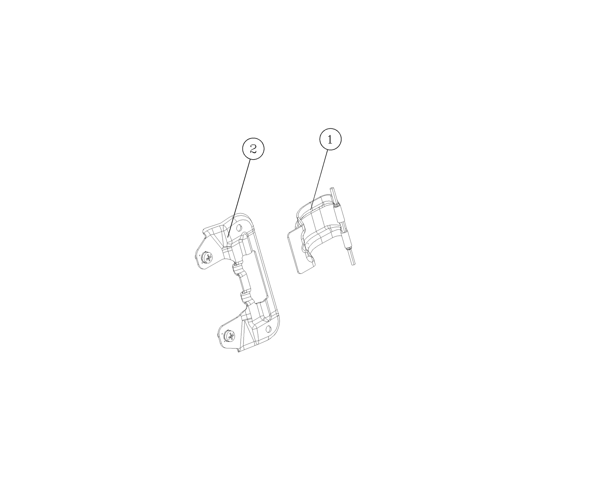 F1T1 - Fuel filler cap hinge assembly