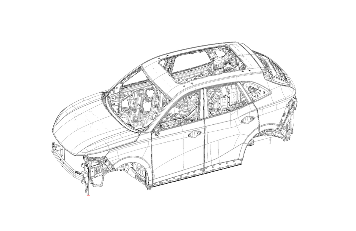 F1F2 - WHITE BODY ASSEMBLY