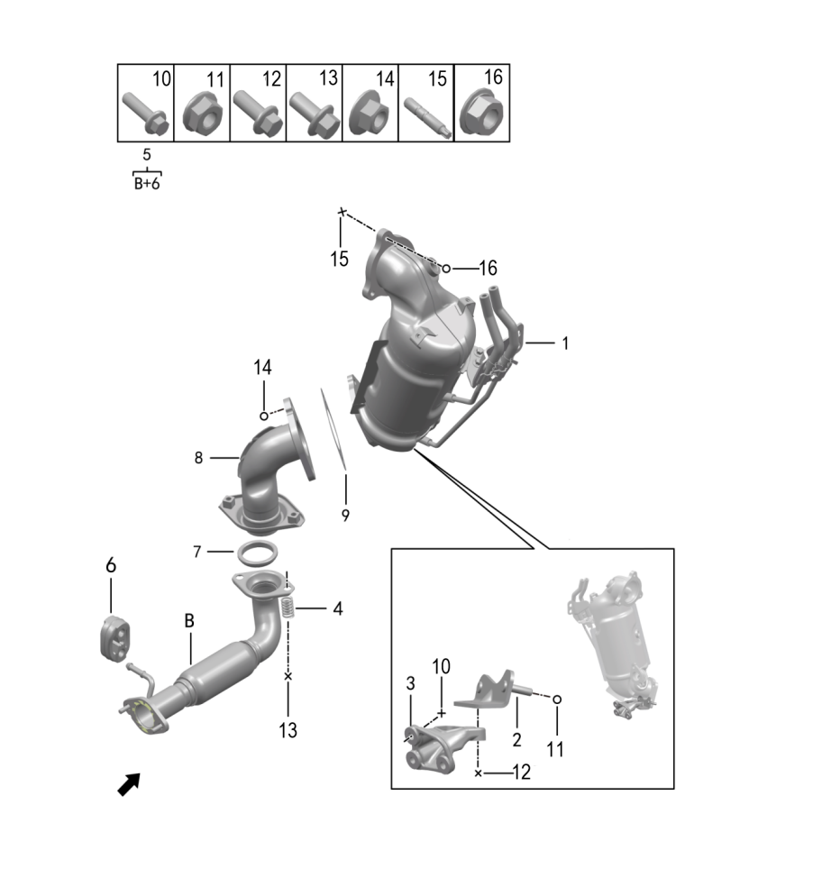 F1N1 - EXHAUST HOT END